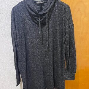 Motherhood maternity Charcoal Cowl Neck Knit Top